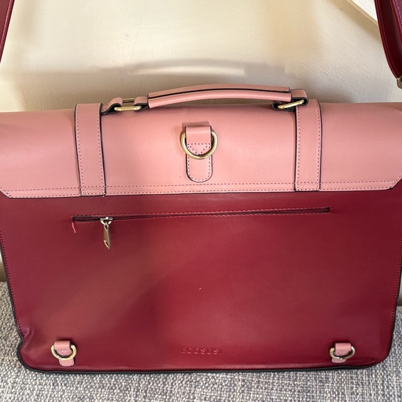 ECOSUSI Laptop Bag for Women 15.6 inch Briefcase Backpack Work Tote Pink - Picture 4 of 7
